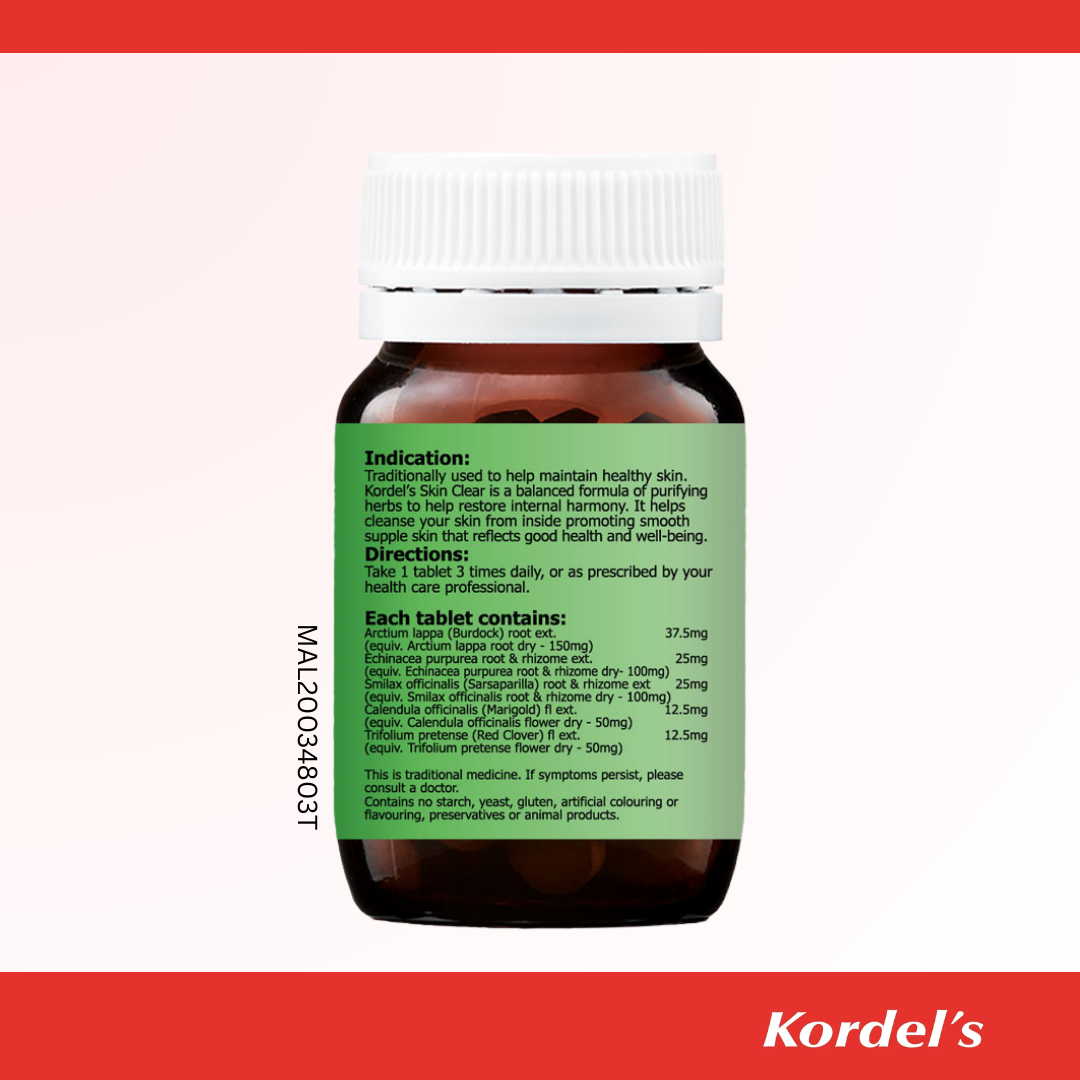 Kordel’s Skin Clear Tablets