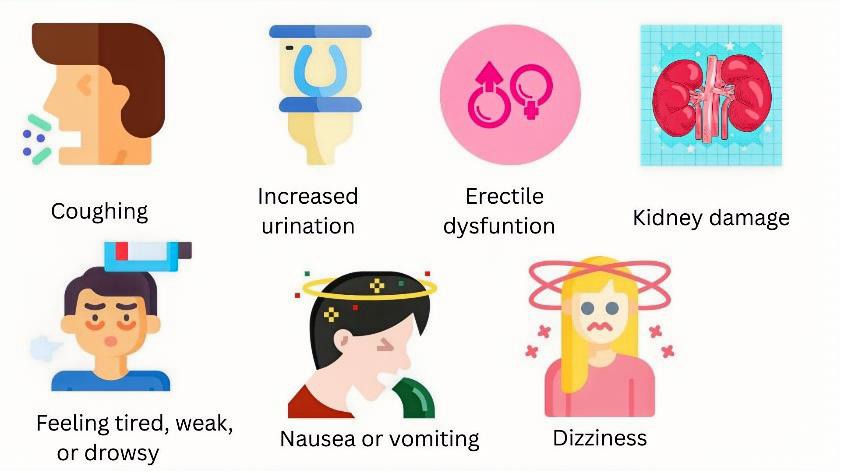 E side effects cartoon