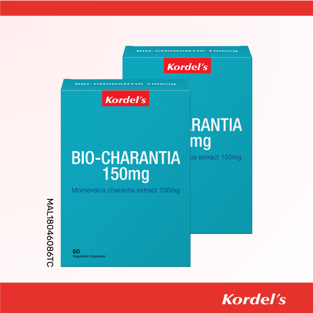  Kordel’s Bio-Charantia 150mg Vegetable Capsules