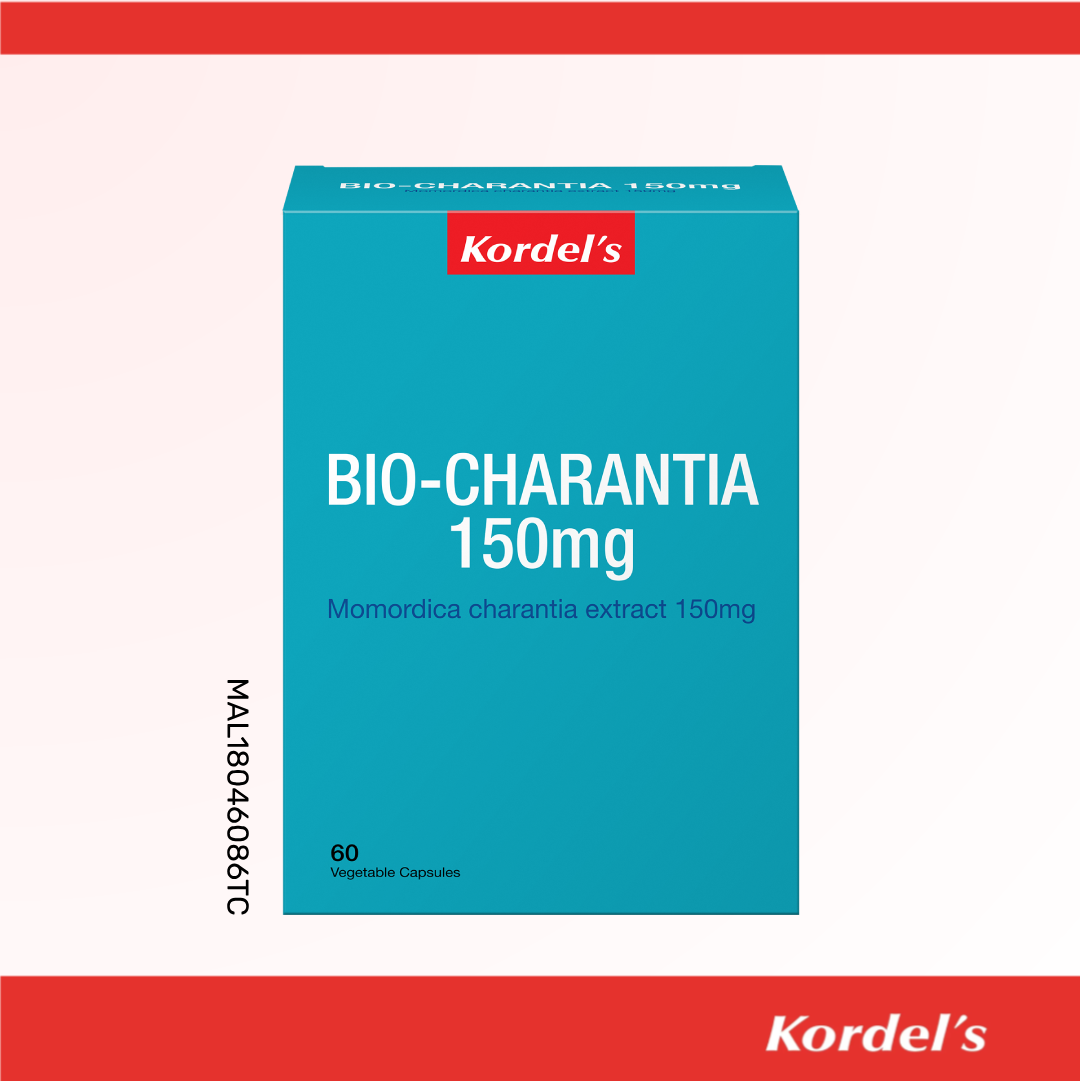  Kordel’s Bio-Charantia 150mg Vegetable Capsules