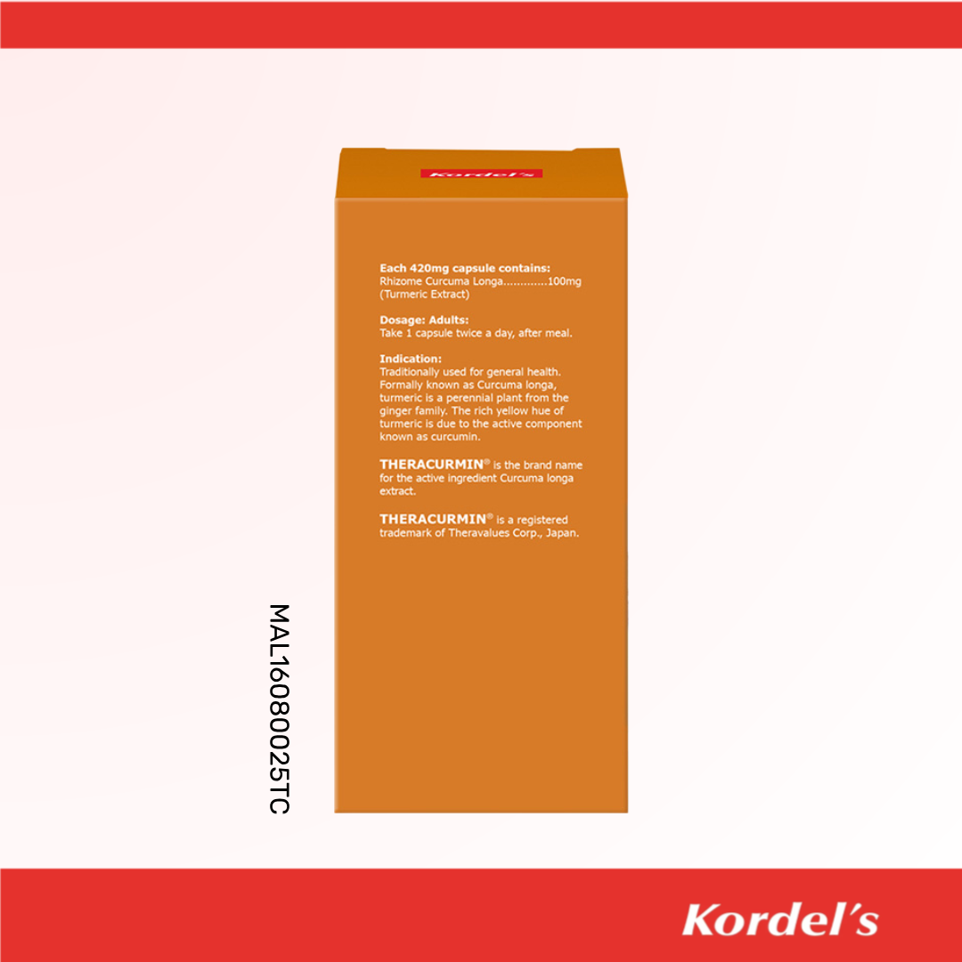 Kordel’s Bio-Curmin 100mg Vegetable Capsules