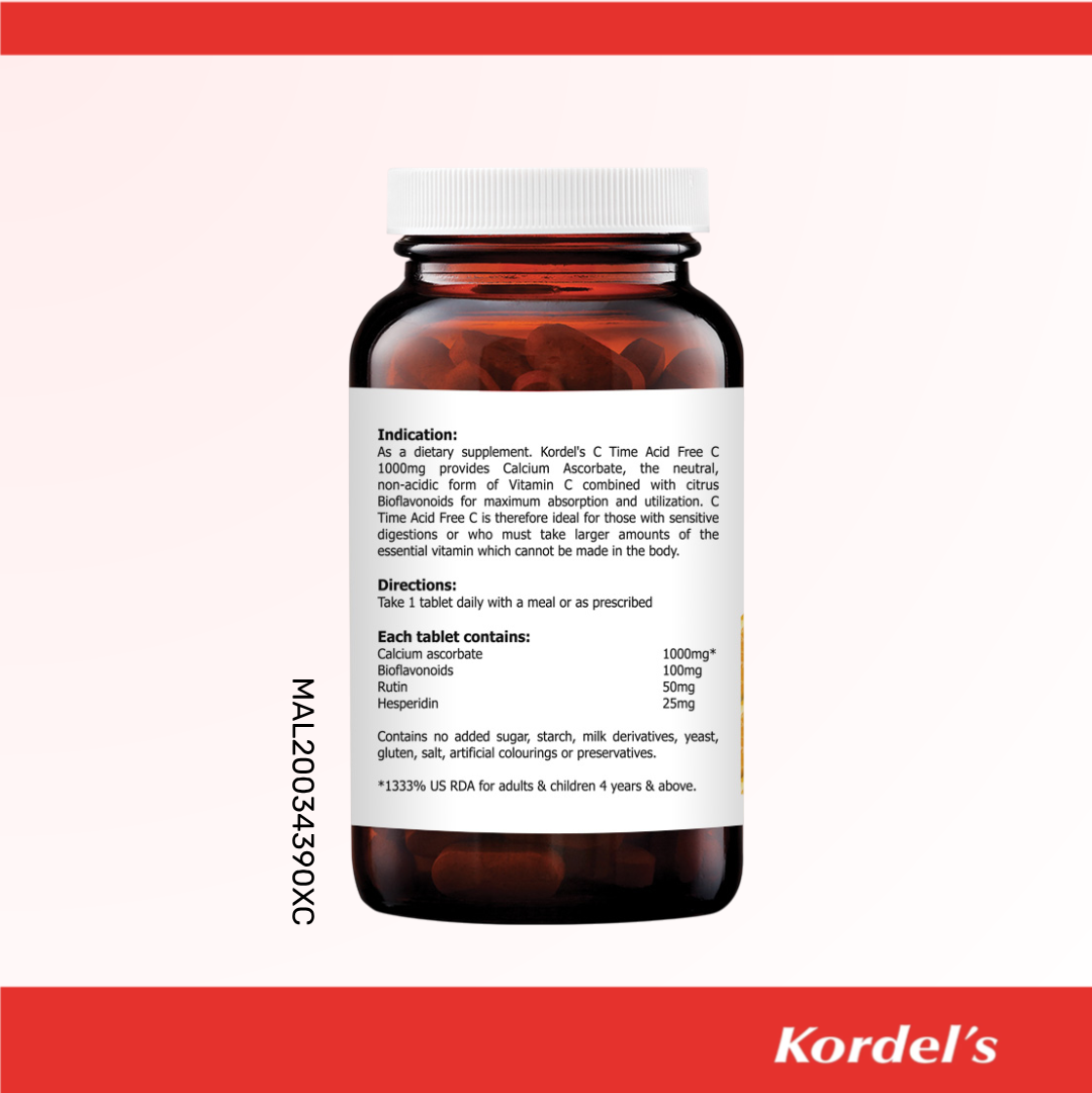 Kordel's Acid Free Vitamin C Time 1000mg