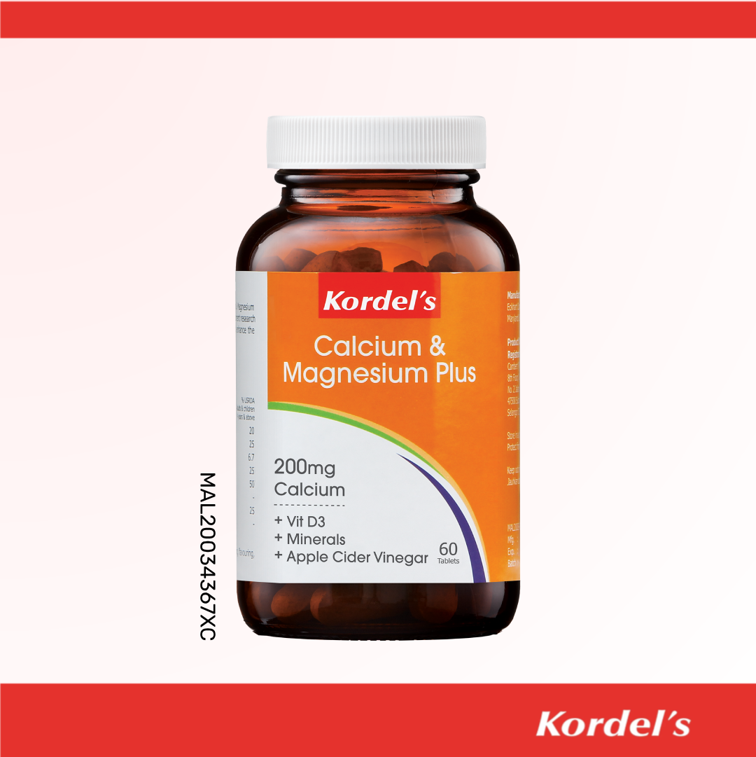 Kordel’s Calcium & Magnesium Plus Tablets