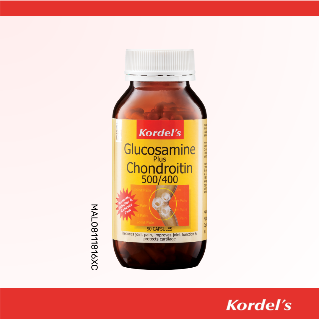 Kordel’s Glucosamine Plus Chondroitin 500/400 Capsules