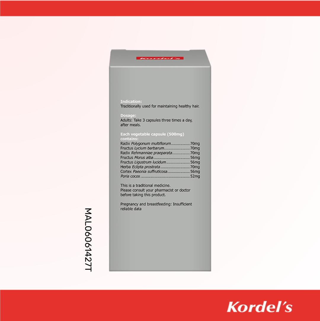 Kordel’s HairPluz Vegetable Capsules