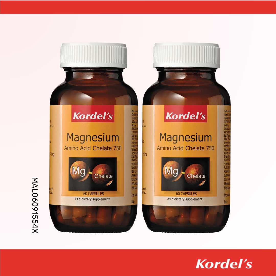 Kordel’s Magnesium Amino Acid Chelate 750 Capsules