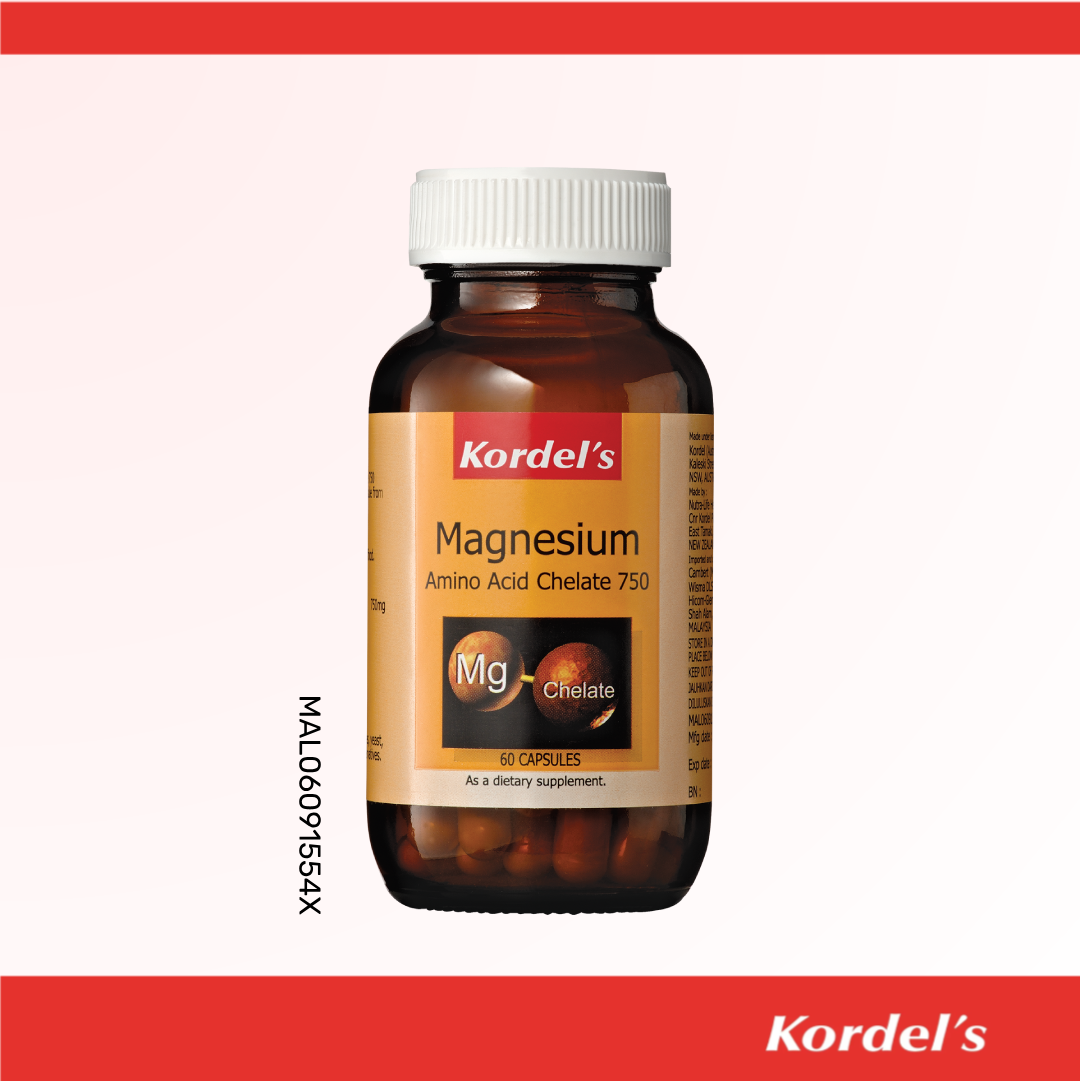 Kordel’s Magnesium Amino Acid Chelate 750 Capsules