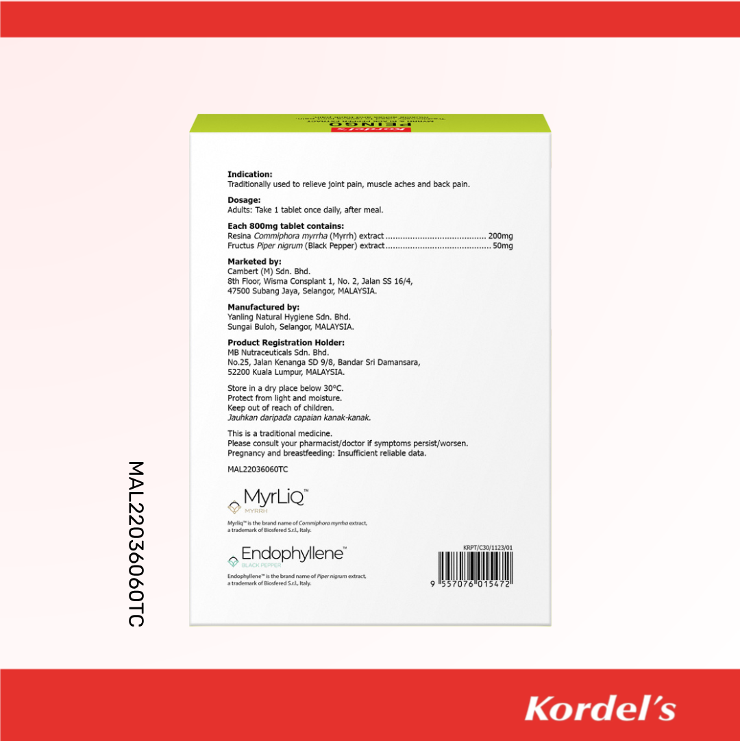 Kordel’s Peingo Tablets