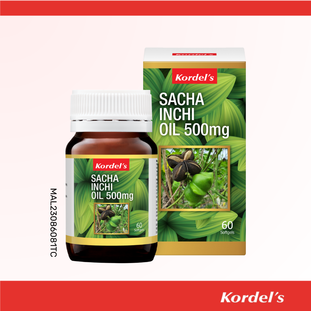 Kordel’s Sacha Inchi Oil 500mg Softgels