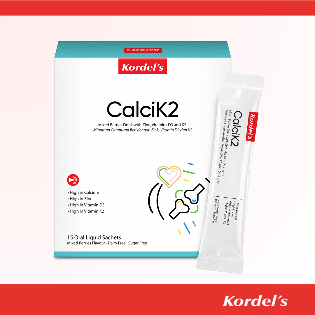Kordel's CalciK2 Liquid Calcium sachet