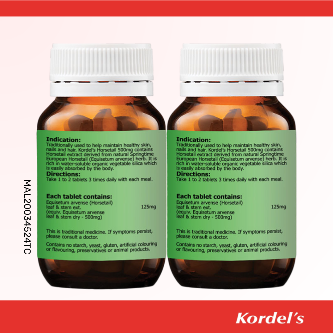 Kordel's Horsetail 500mg Tablets