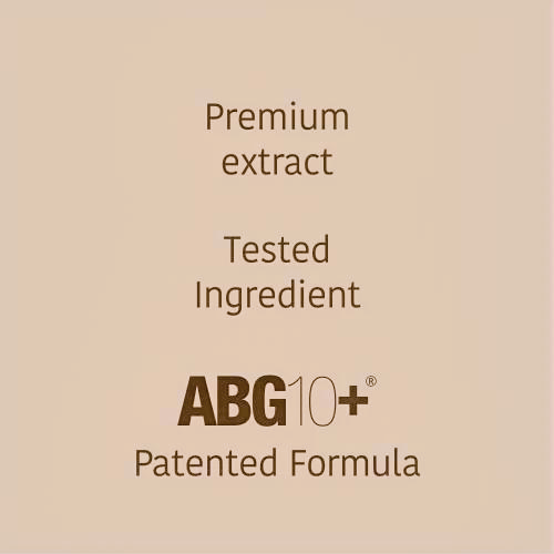 P E ABG logo brown