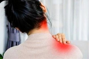 P E lady painful shoulder