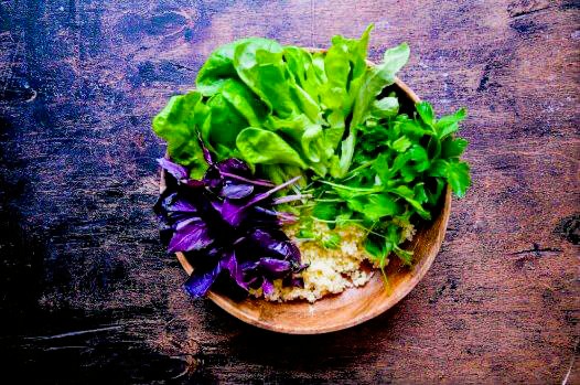 P E leafy greens