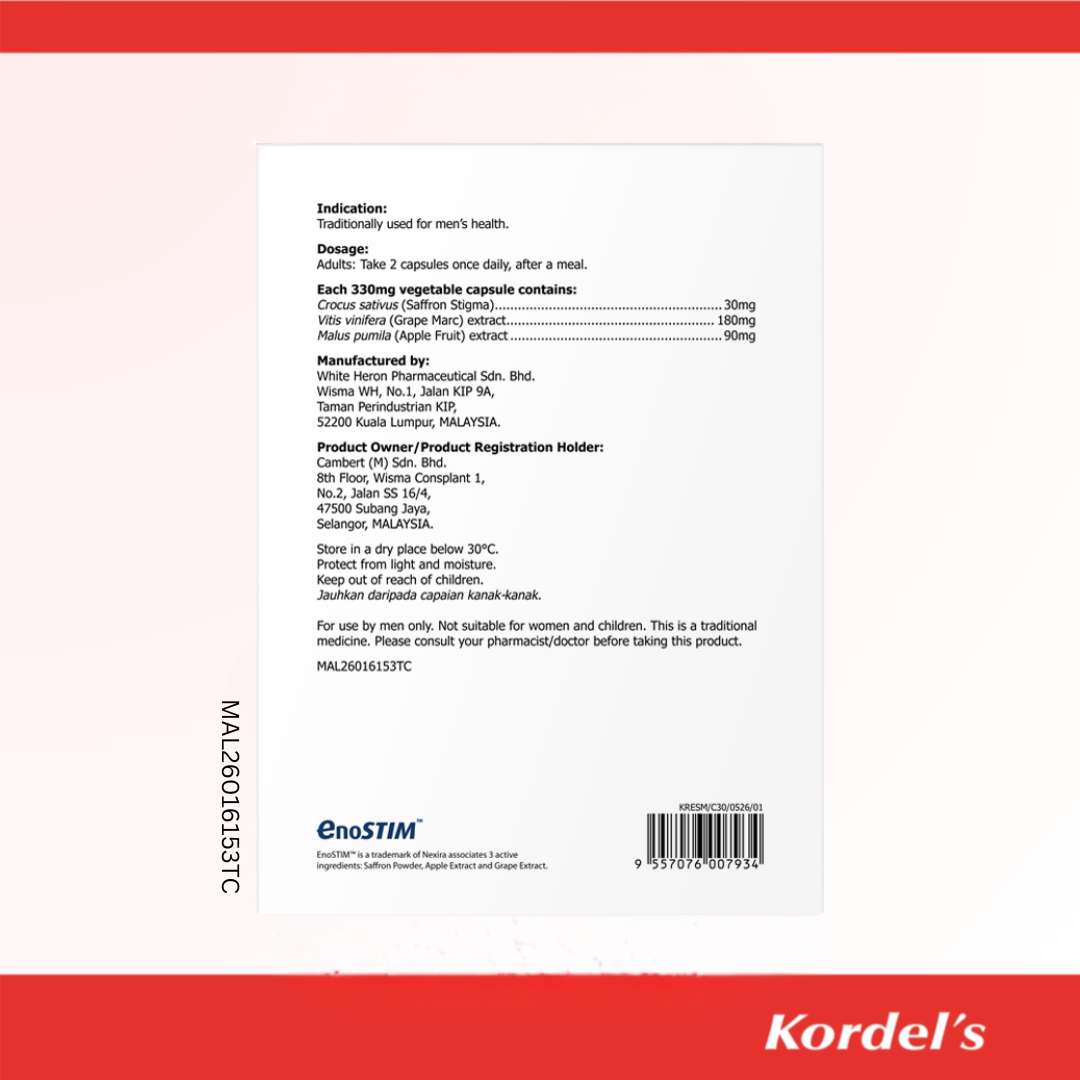 Kordel's EZSTIM Vegetable Capsule