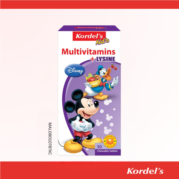 Kordel's Kid's Multivitamins Plus Lysine Chewable Tablet