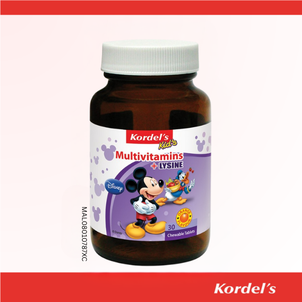 Kordel's Kid's Multivitamins Plus Lysine Chewable Tablet