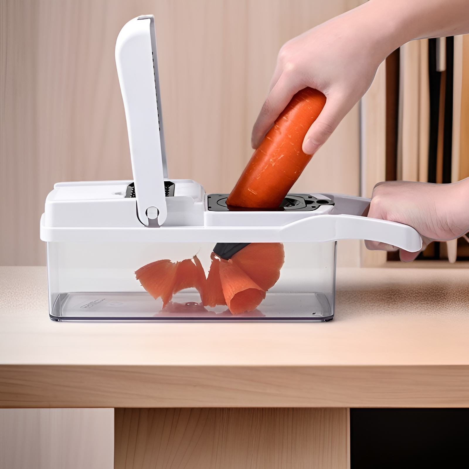 廚房多功能切菜器安全手柄設計