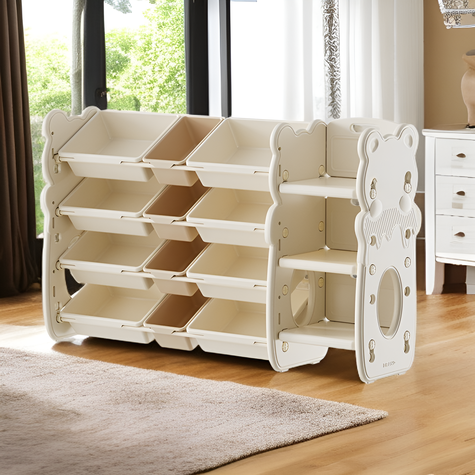 高穩定性兒童玩具收納櫃