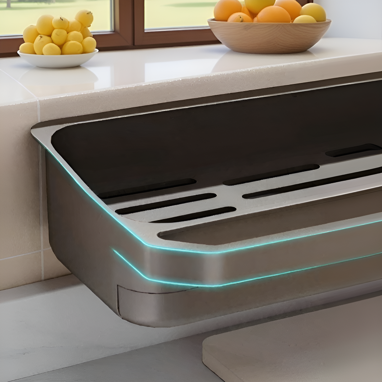 多層瀝水收納架擺放碗盤效果圖