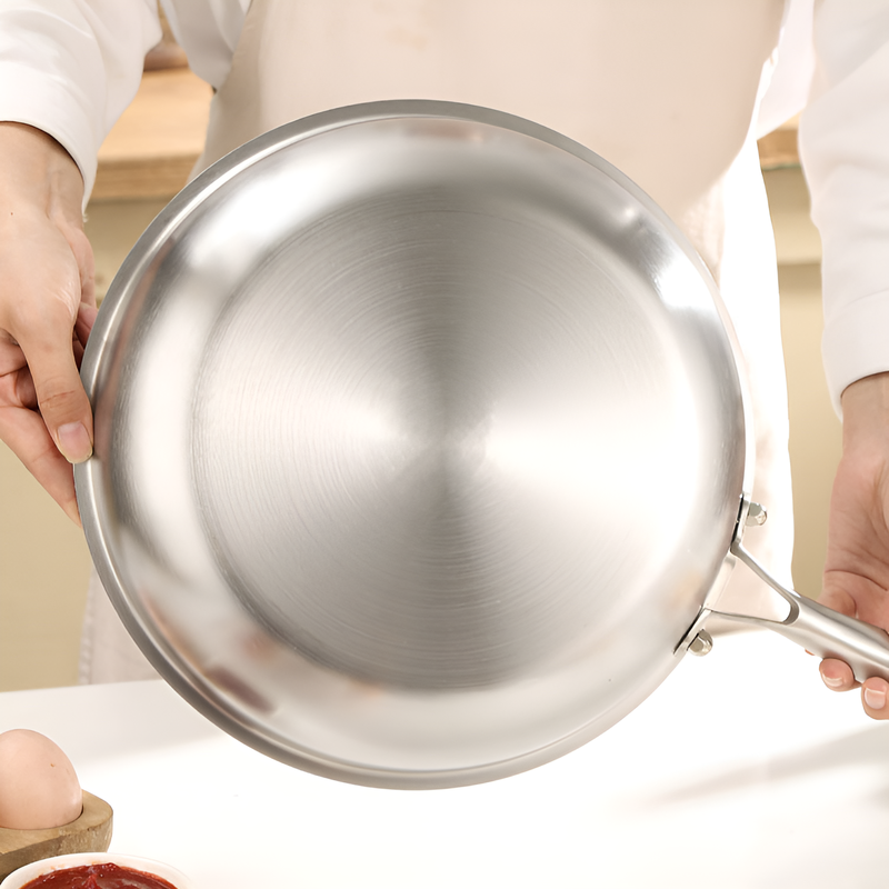 กระทะสเต็กเคลือบสารกันติดแบบไม่เคลือบ