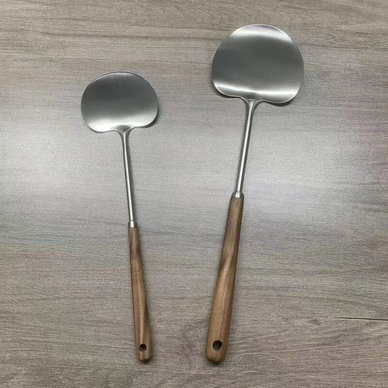  ช้อนตักเห็ดสแตนเลสสำหรับครัว