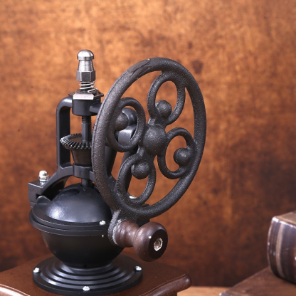 เครื่องบดกาแฟแบบใช้มือหมุนสำหรับใช้ในบ้าน