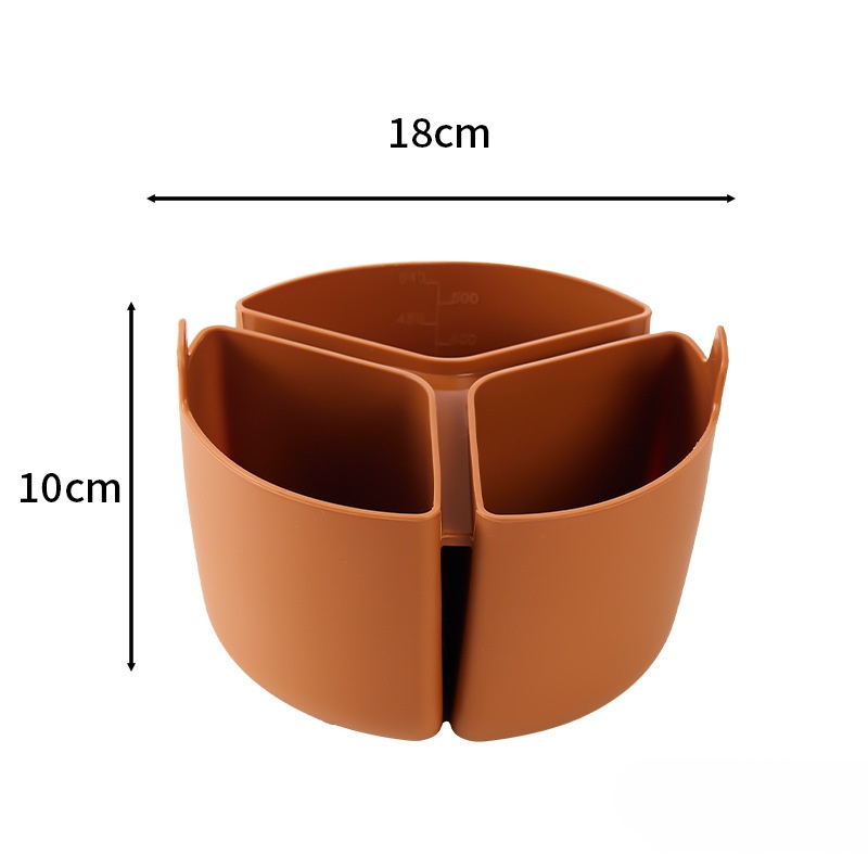 แผ่นกั้นซิลิโคนหม้อหุงช้าอเนกประสงค์แบบมันวาว