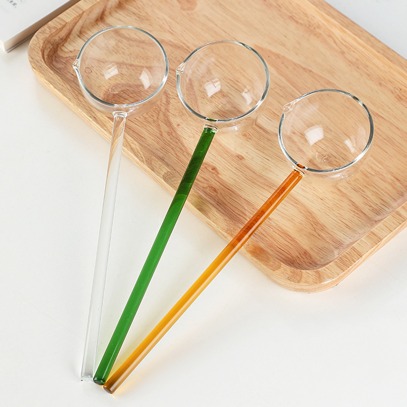 高硼硅透明長柄勺
