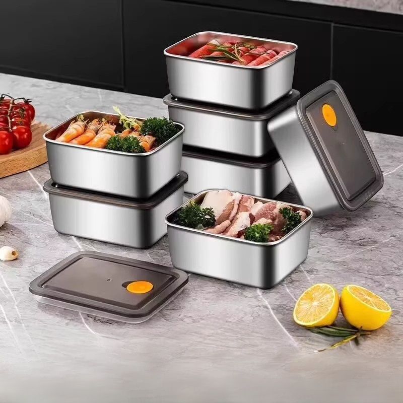 กล่องถนอมอาหารสแตนเลสสุญญากาศ