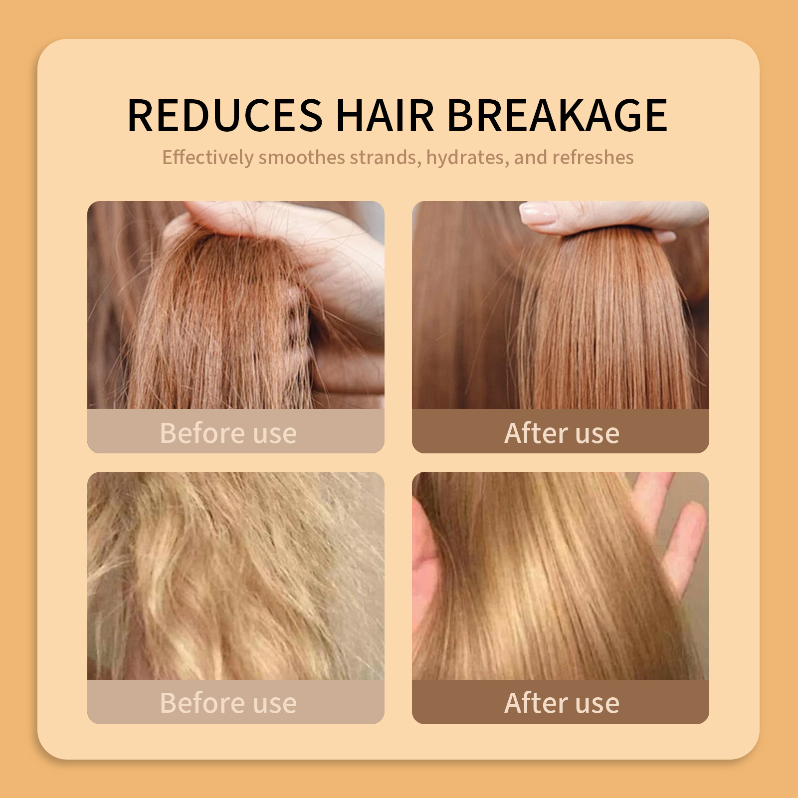 Protein anti breakage silky hair conditioner