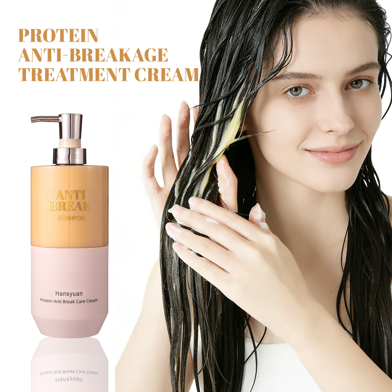 Protein anti breakage silky hair conditioner