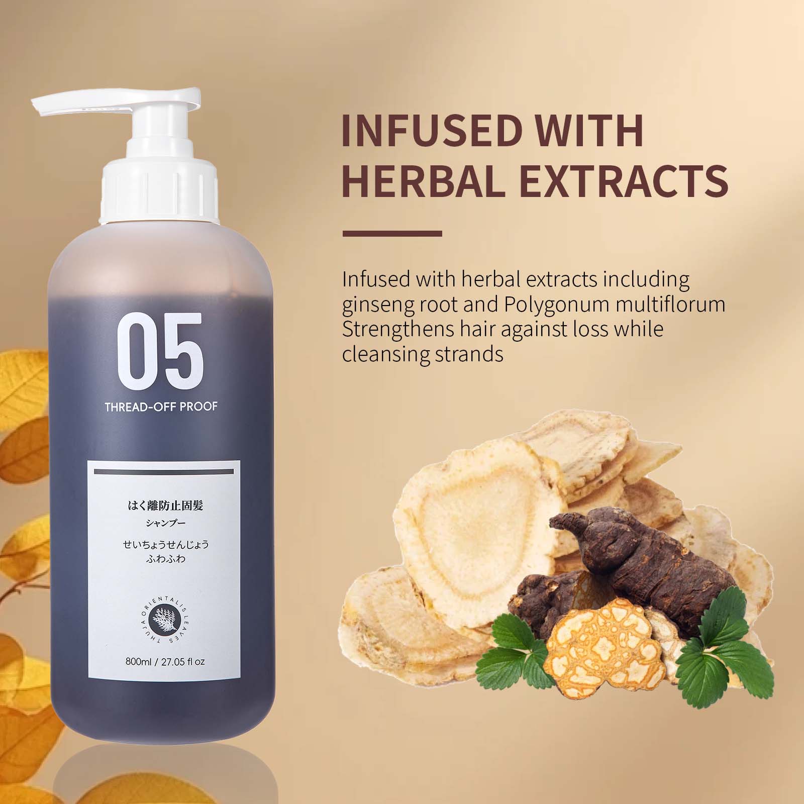 Adult anti hair loss shampoo