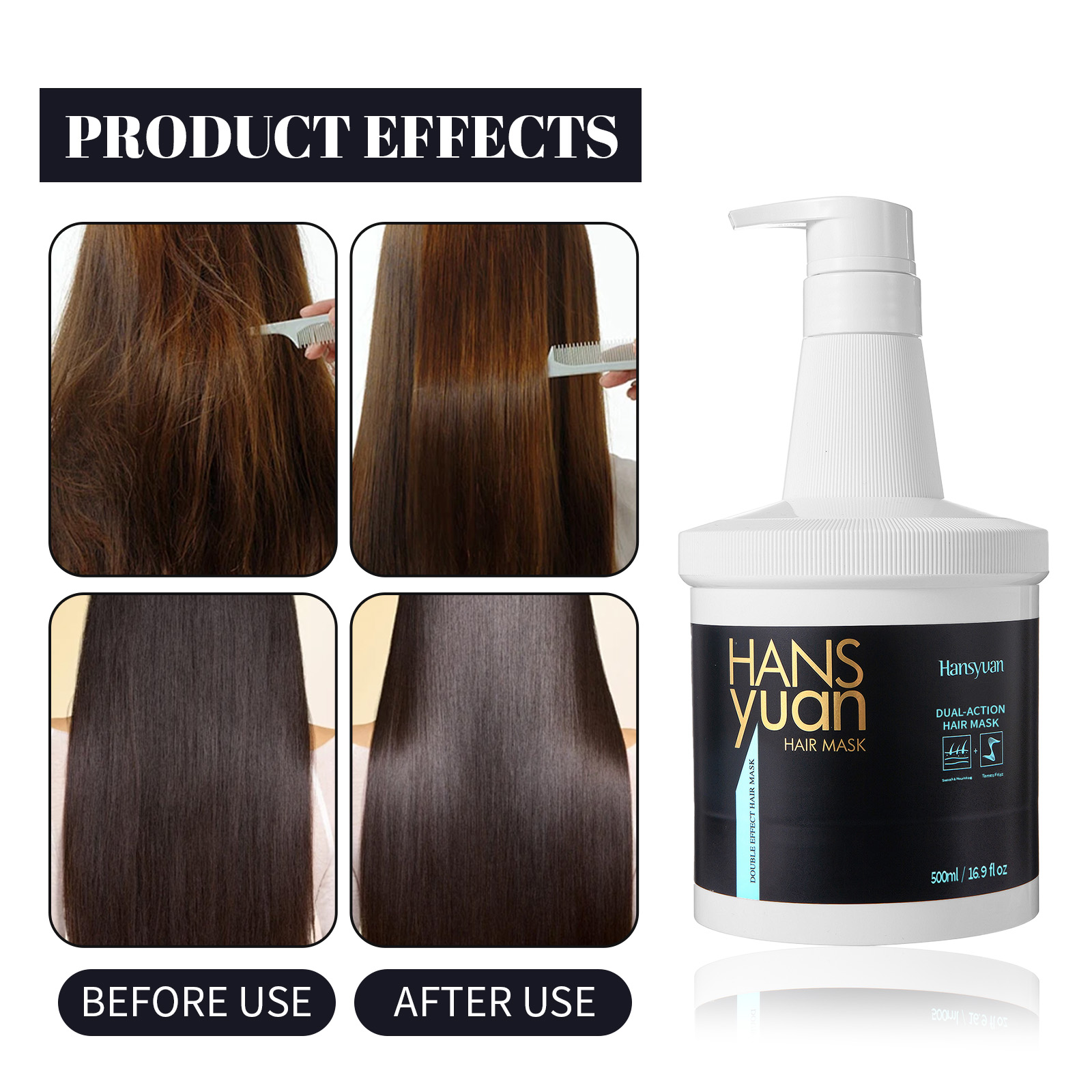 Double effect protective film