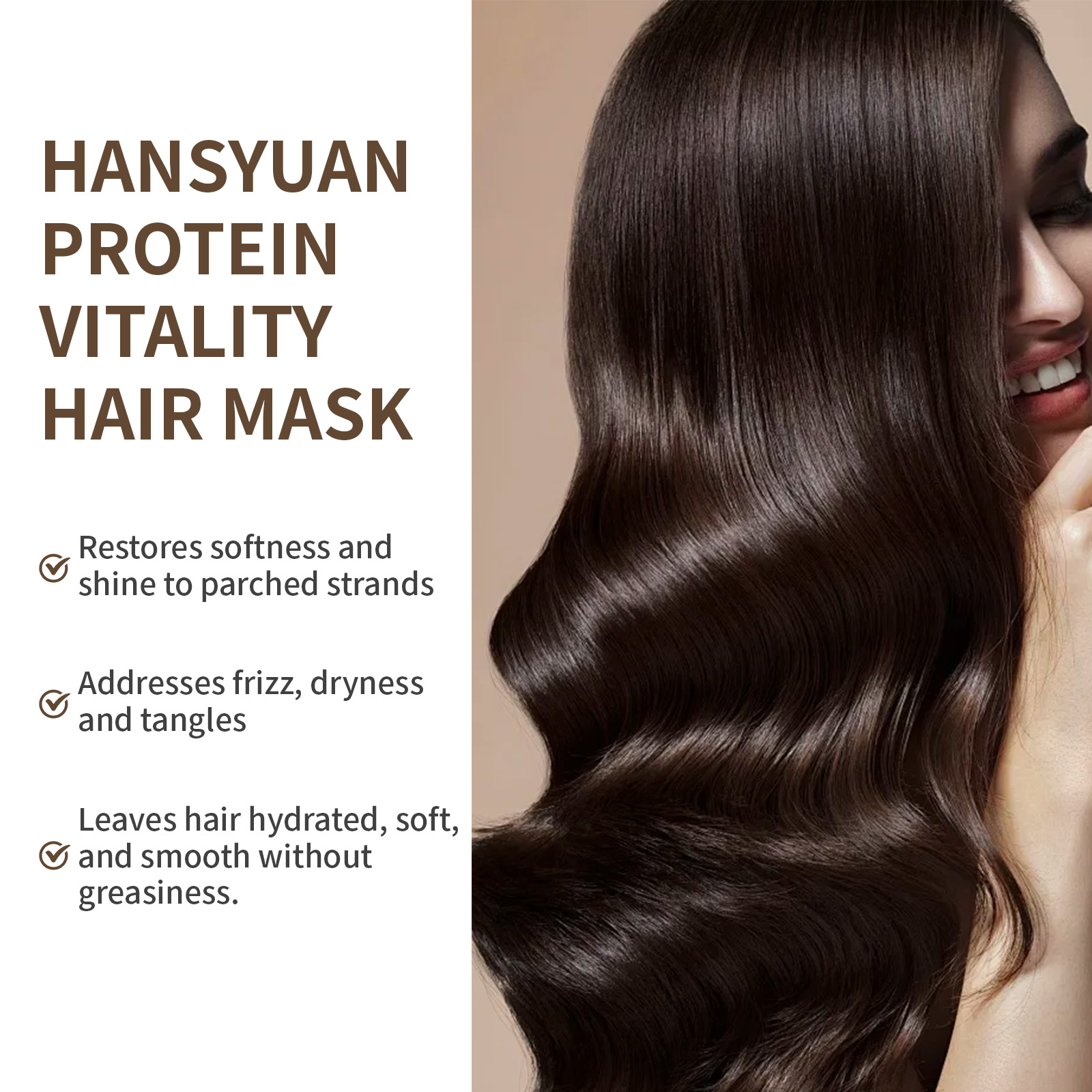 Protein powered hair mask