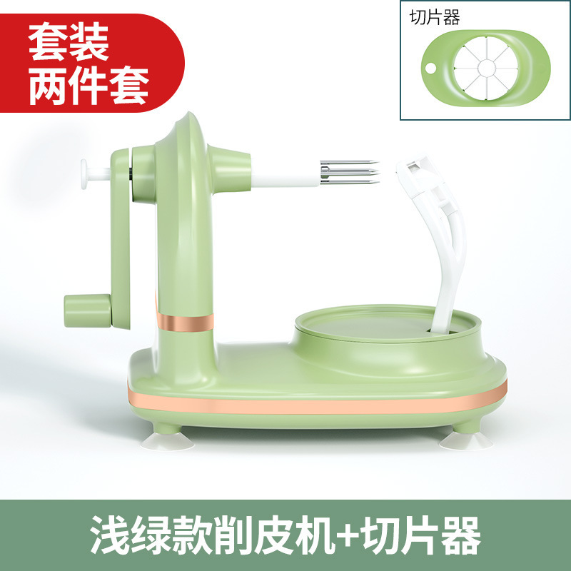 Hand Crank Apple Peeler Corer Slicer with Suction Base- Multi-Functional Manual Fruit Vegetable Peeler