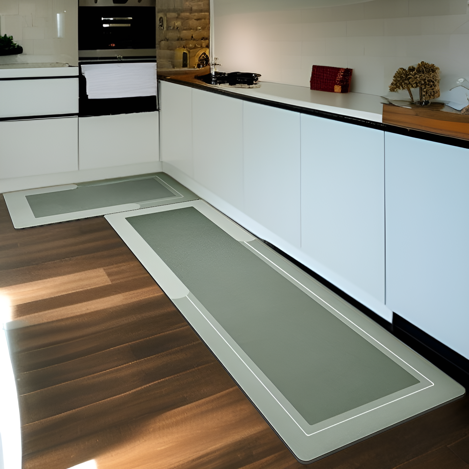 防水機能付き台所マット