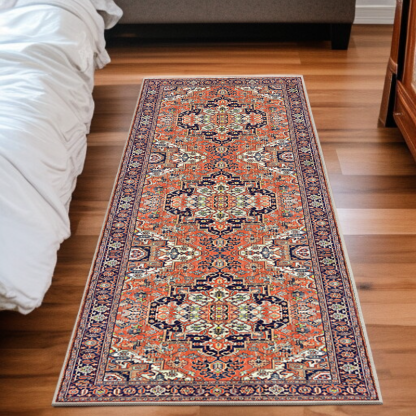 レトロクリスタルベルベット長方形カーペット