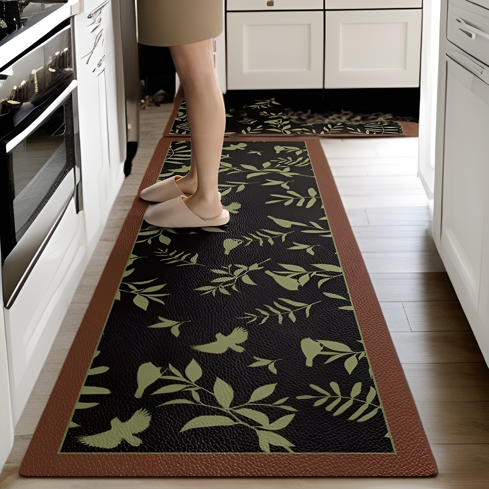 キッチン滑り止め拭き掃除不要専用フットレスト