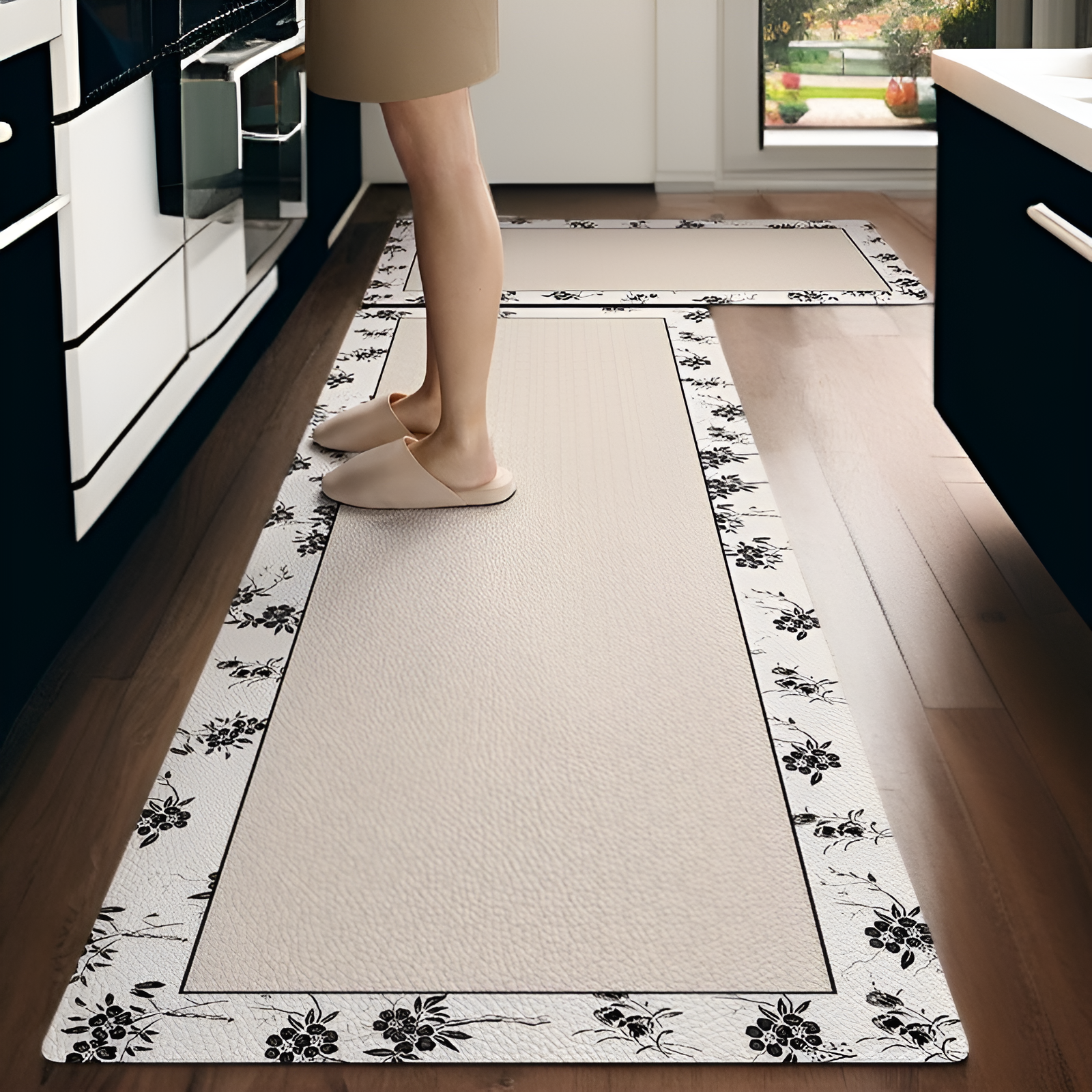 キッチン滑り止め拭き掃除不要専用フットレスト