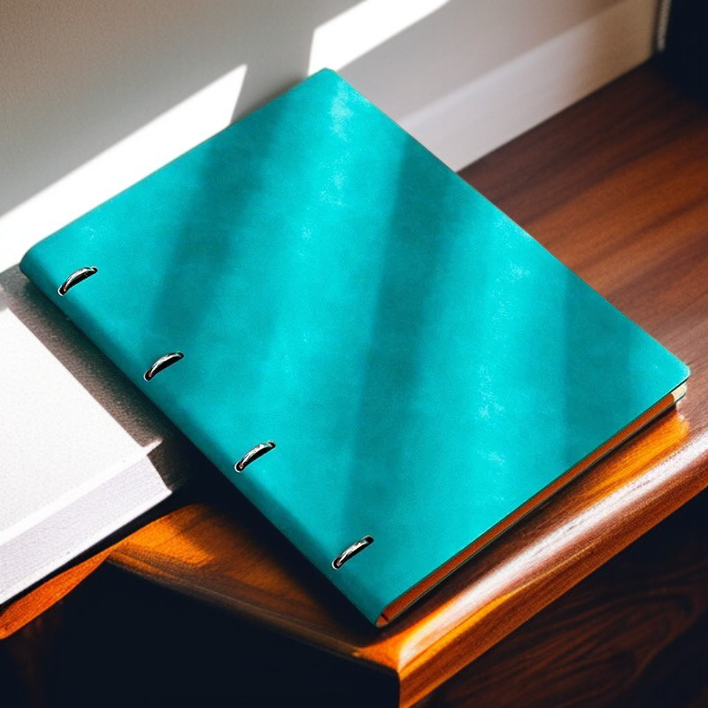 学生向け A4 4穴ルーズリーフノート 分離式ダイアリー メモ帳 リフィル付き