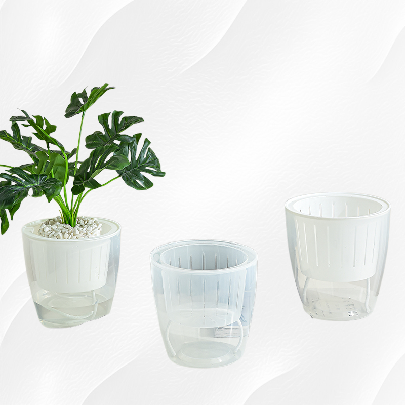 Self-Watering Plastic Flower Pot 