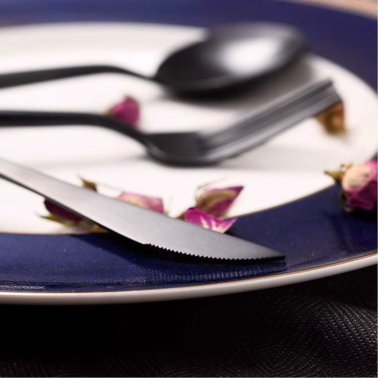 ステンレス鋼ゴールドカトラリーセット