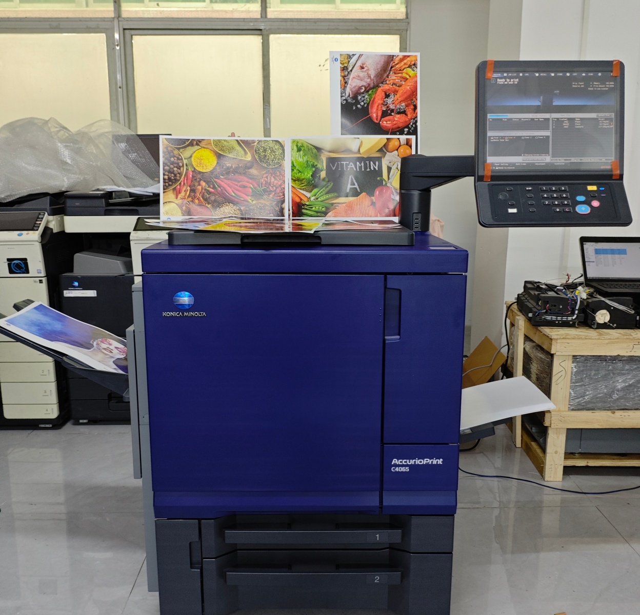 NEW KONICA MINOLTA ACCURIOPRINT C4065 MACHINE