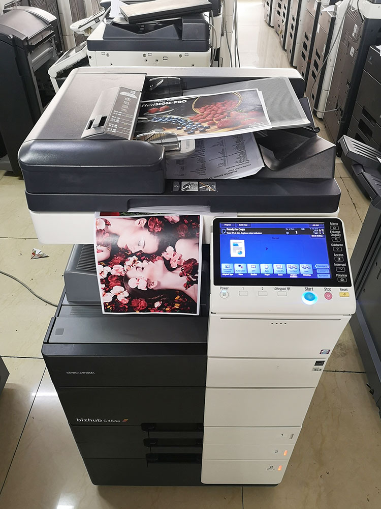 refurbished Konica Minolta Bizhub C454/C454e photocopay machine