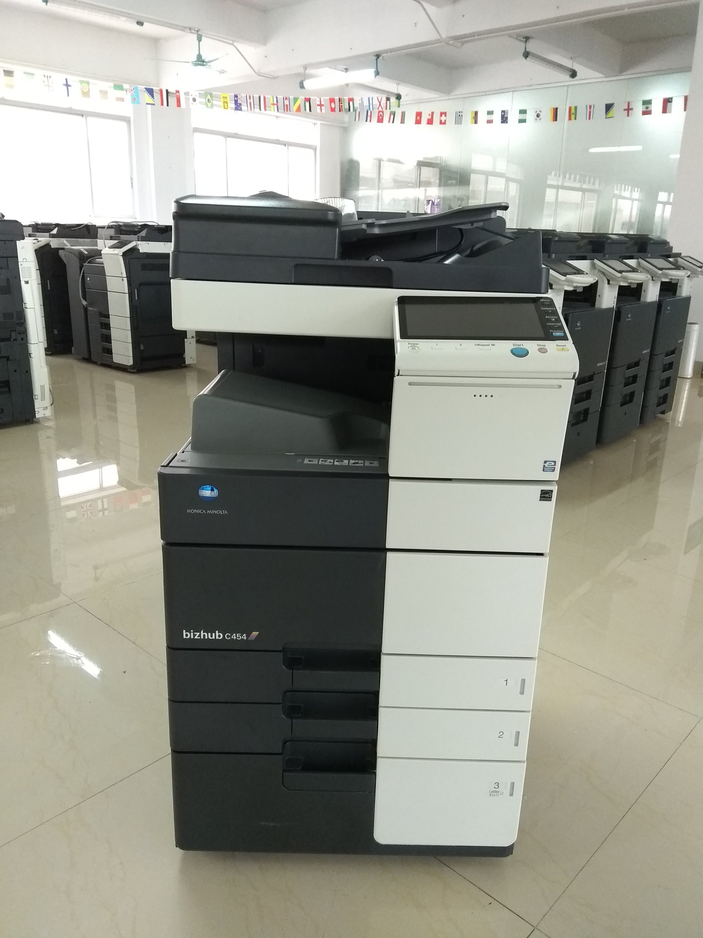 refurbished Konica Minolta Bizhub C454/C454e photocopay machine