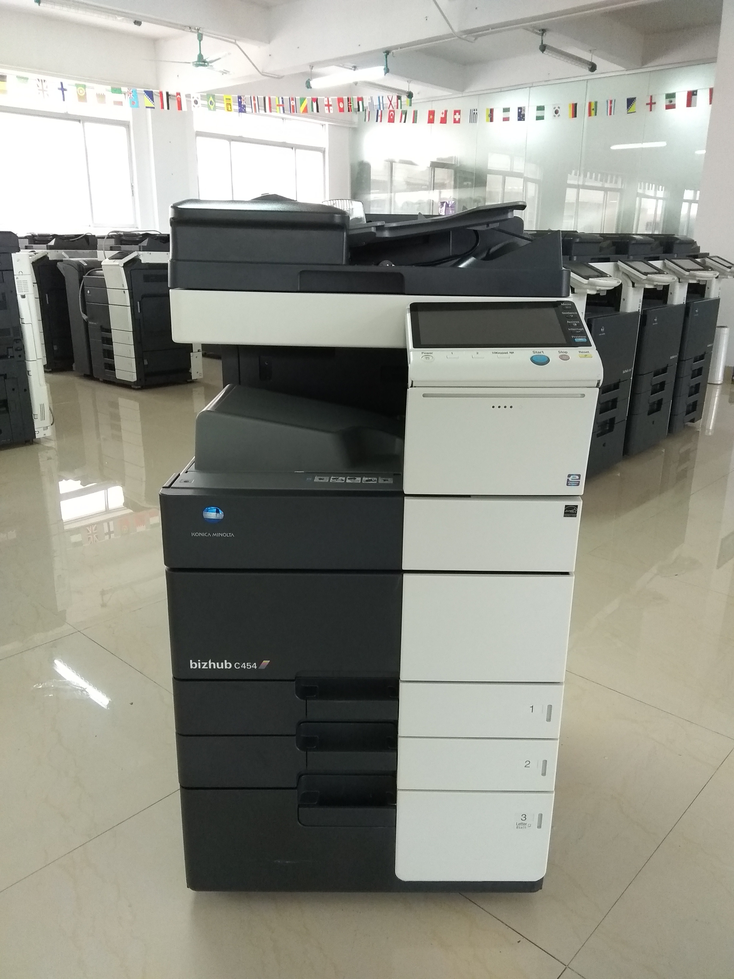 refurbished Konica Minolta Bizhub C454/C454e photocopay machine