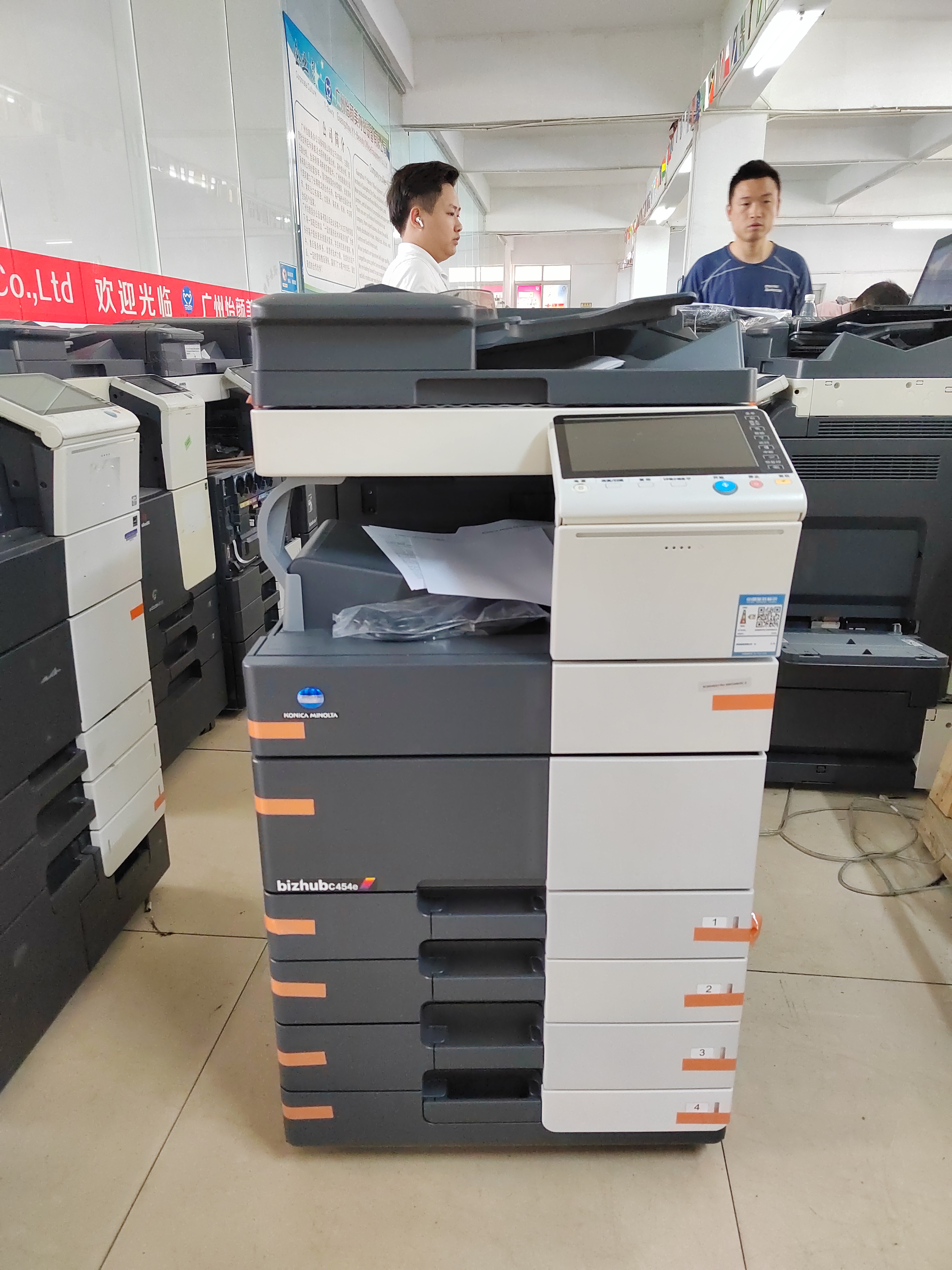 refurbished Konica Minolta Bizhub C454/C454e photocopay machine