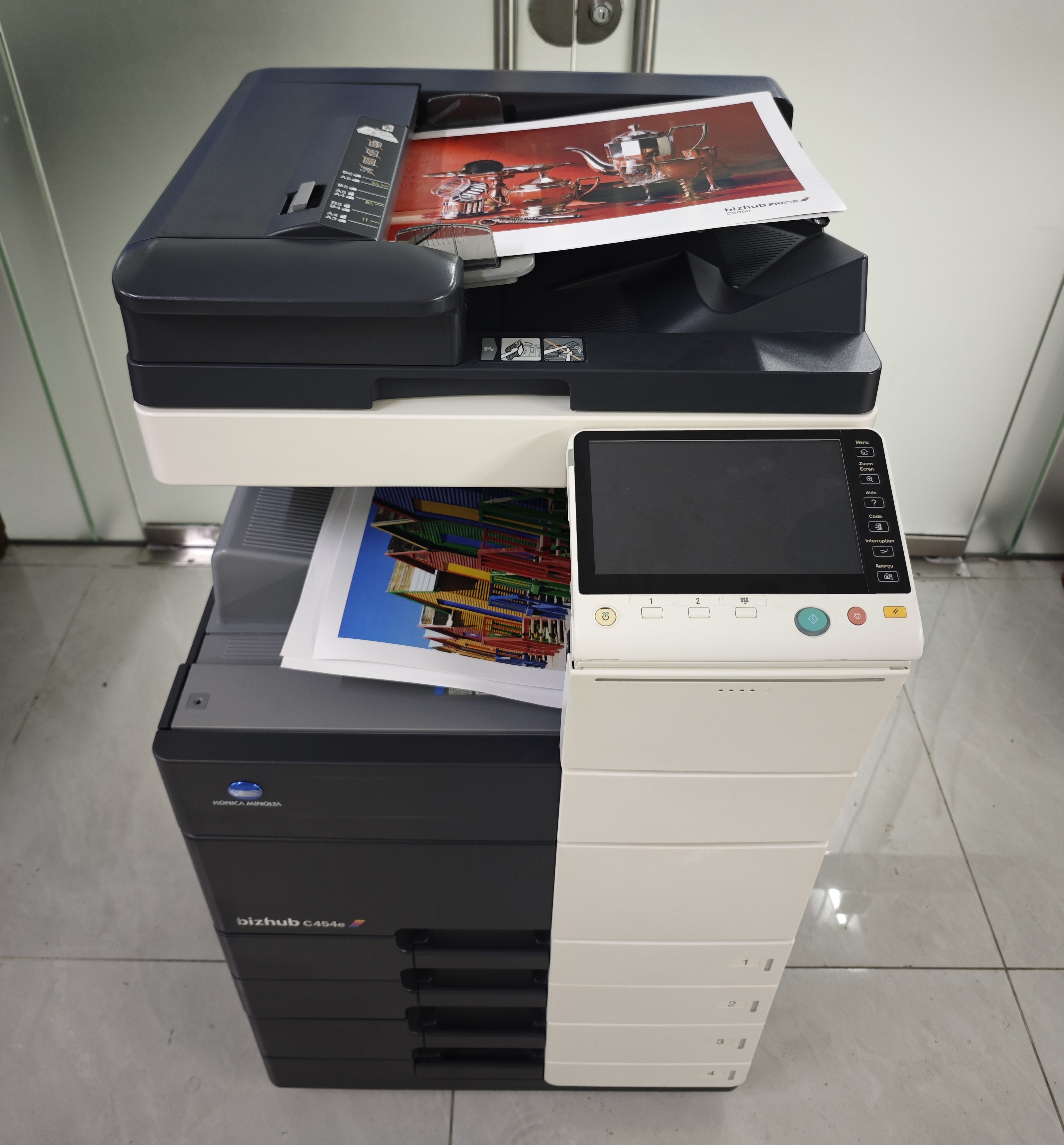 refurbished Konica Minolta Bizhub C454/C454e photocopay machine