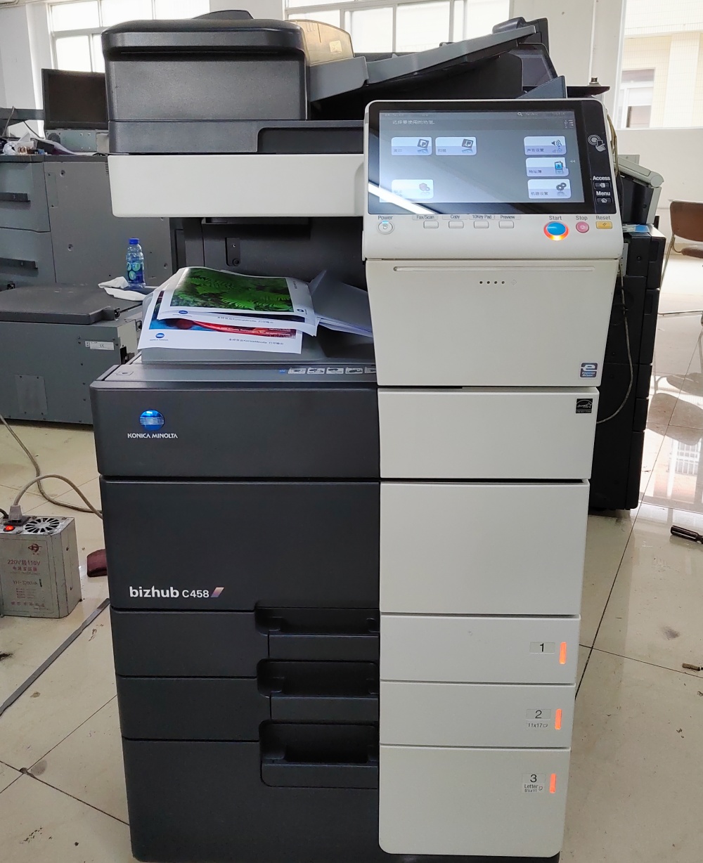 refurbished Konica Minolta Bizhub C458 photocopay machine